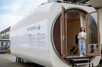 Sustainable Tiny House: Wind Turbine Nacelle Remodeled Into A Small Home