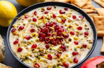 Pomegranate Pistachio Whipped Feta – The Keep At Residence Chef