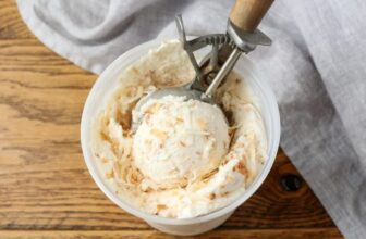 Toasted Coconut Ice Cream – Barefeet within the Kitchen