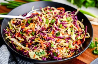 Spicy Sesame Coleslaw